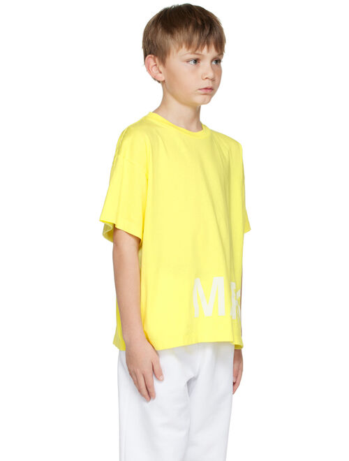 MM6 MAISON MARGIELA Kids Yellow Printed T-Shirt