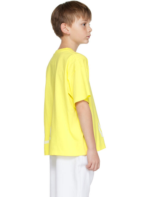 MM6 MAISON MARGIELA Kids Yellow Printed T-Shirt