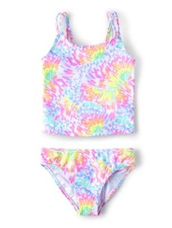 Girls' 2-Piece Tankini Swimsuit