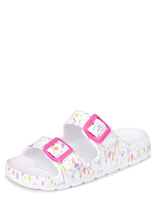 The Children's Place Unisex-Child Buckle Slides Sandal
