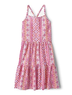 Girls' One Size Strappy Casual Dress