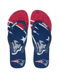 FOCO Men's and Women's New England Patriots Big Logo Flip-Flops
