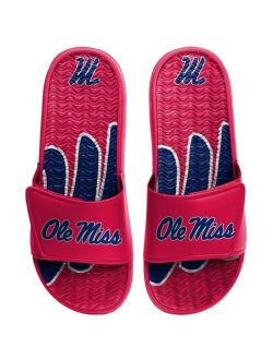 Men's FOCO Ole Miss Rebels Wordmark Gel Slide Sandals