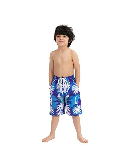 Sloosh Boys Swim Trunks, Quick Dry Drawstring UPF 50+ Kids Swim Shorts, Toddler Beach Shorts, Boardshort, Boy Swimwear