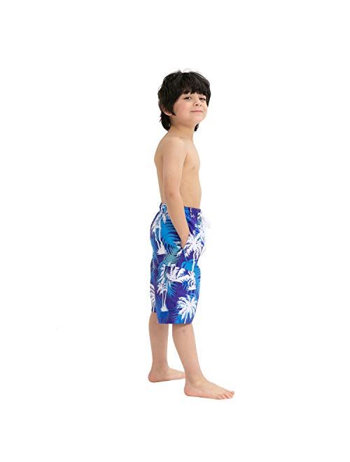 Sloosh Boys Swim Trunks, Quick Dry Drawstring UPF 50+ Kids Swim Shorts, Toddler Beach Shorts, Boardshort, Boy Swimwear