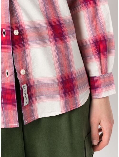 Woolrich plaid-check cotton shirt