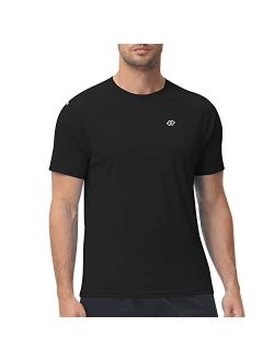 MoFiz Men's UPF 50+ UV Sun Protection Shirts Rash Guard Swim Shirt Short Sleeve Fishing T-Shirt for Men Beach Outdoor