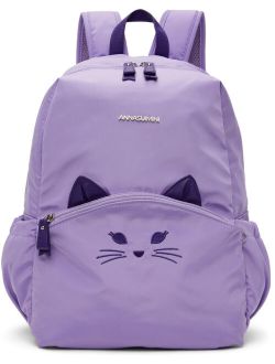 ANNA SUI MINI SSENSE Exclusive Kids Purple Backpack