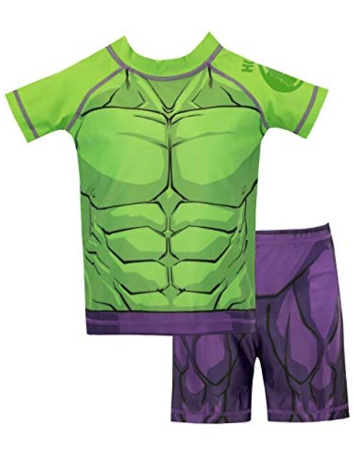 Marvel Boys' The Incredible Hulk Two Piece Swim Set