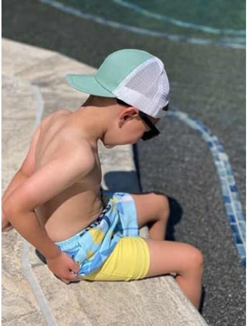 Cozople 7-20T Boys Swim Trunks Boxer Brief Liner Swim Shorts Quick Dry Bathing Suit Compression Swimwear