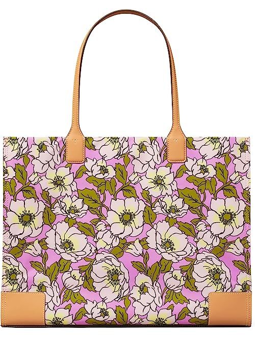 Tory Burch Women Ella Nylon Floral Print Tote Bag