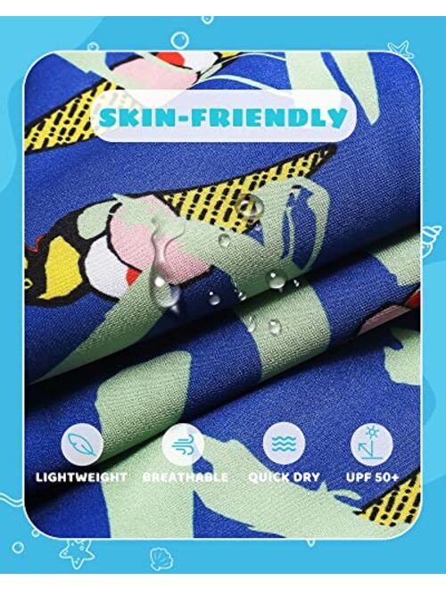 maamgic Boys Swim Trunks Stretch Quick Dry Swim Shorts Kids Bathing Suits Toddler Boy Swimsuit Swimwear