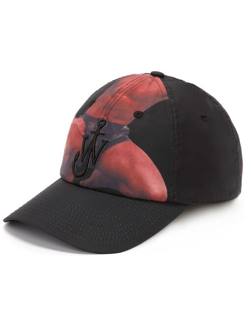 JW Anderson Anchor-embroidery photograph-print cap