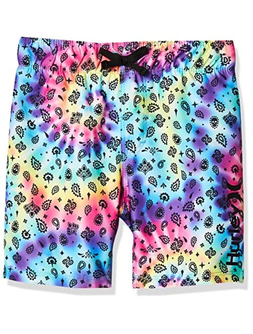 Hurley Boys' Printed Pull on Swim Trunks