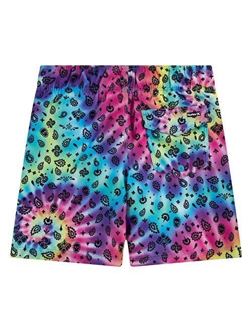 Hurley Boys' Printed Pull on Swim Trunks