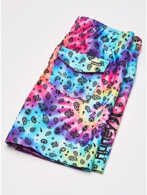 Hurley Boys' Printed Pull on Swim Trunks