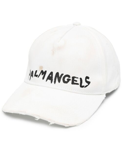 Palm Angels seasonal logo print baseball cap