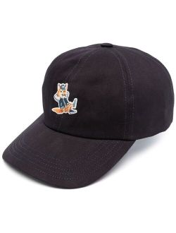 Maison Kitsune logo-embroidered cotton cap