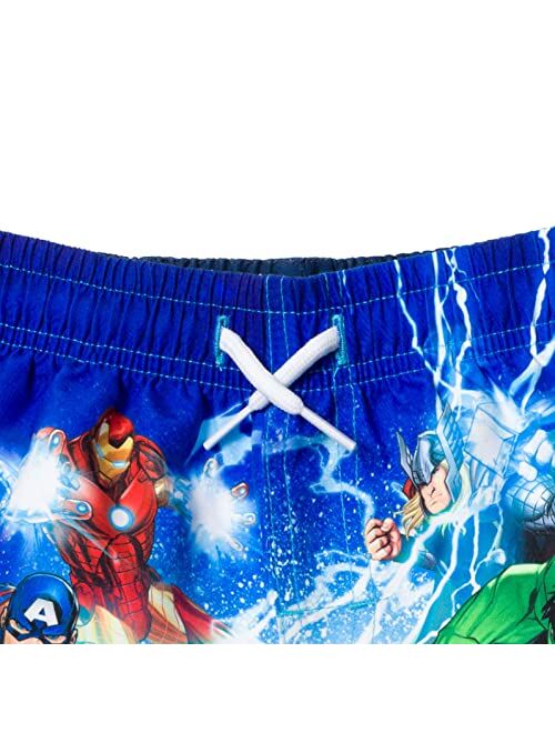 Marvel Avengers Black Panther Captain America Thor Iron Man Hulk Swim Trunks Bathing Suit Toddler to Big Kid
