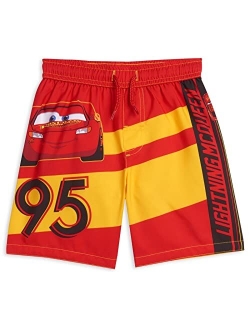 Pixar Cars Lightning McQueen Swim Trunks Infant to Little Kid