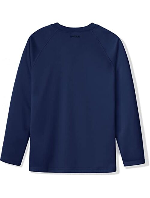 TSLA Kids Youth UPF 50+ Long Sleeve T-Shirt, Athletic Sports Dry Fit Sun Shirts, UV Sun Portection Fishing Shirts