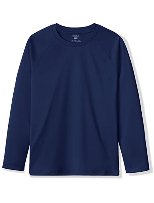 TSLA Kids Youth UPF 50+ Long Sleeve T-Shirt, Athletic Sports Dry Fit Sun Shirts, UV Sun Portection Fishing Shirts