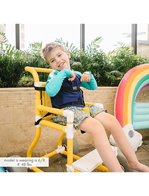 SwimZip Boy's UPF 50+ Long Sleeve Rash Guard & Swim Shorts Set (Multiple Colors)