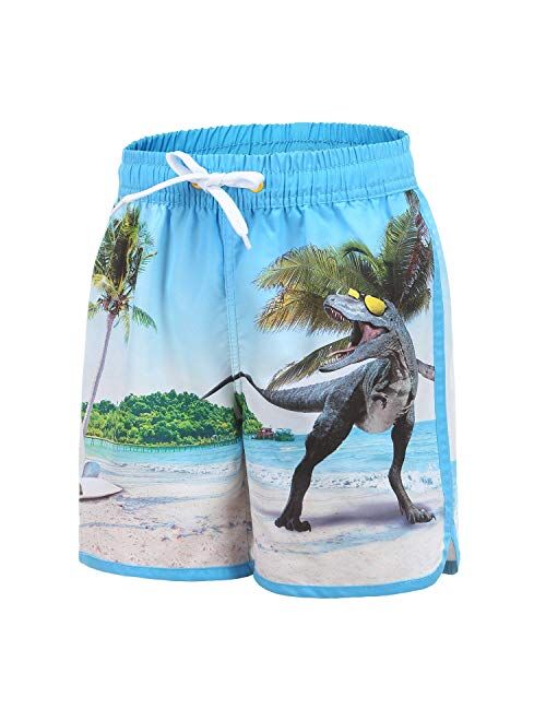 Moon Tree Boys Swim Trunks Kids Quick Dry Beach Boards Shorts Swimsuits Shorts UPF 50+ Sun Protection