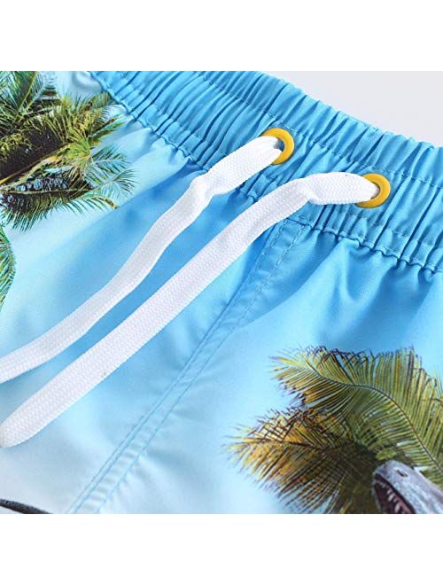 Moon Tree Boys Swim Trunks Kids Quick Dry Beach Boards Shorts Swimsuits Shorts UPF 50+ Sun Protection