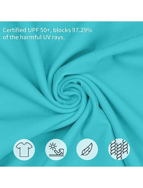 BesserBay Boy's UPF 50+ Sun Protection Short Sleeve Rash Guard Swim Shirt 3-14 Years