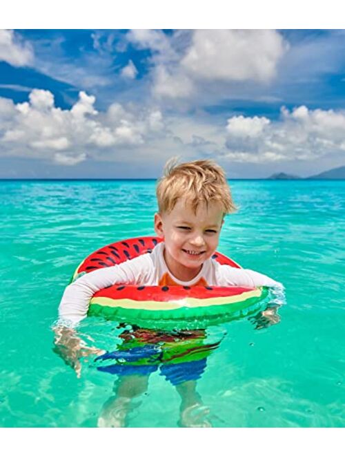 Big Chill Boys' Rash Guard Short Sleeve Long Sleeve Rashguard Swim Shirt UPF 50+