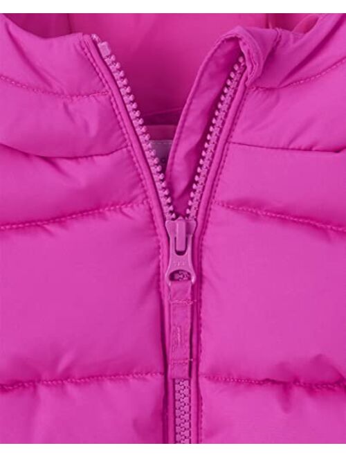The Children's Place Baby-Girls And Toddler Medium Weight Puffer Jacket, Wind-resistant, Water-resistant