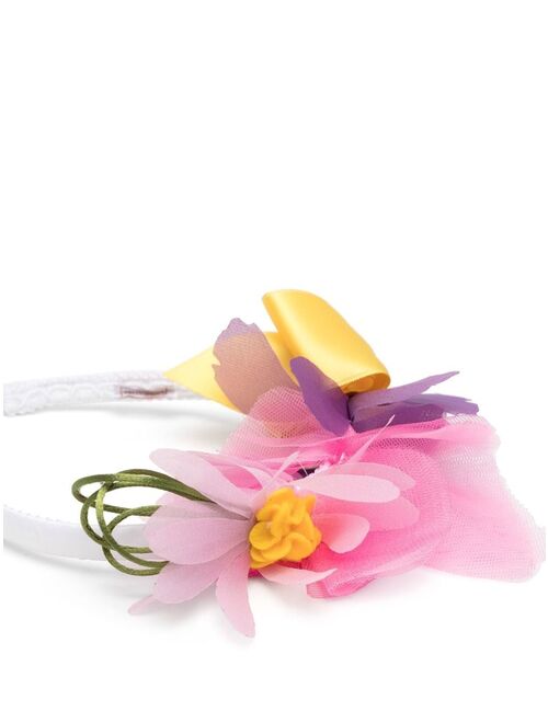 Monnalisa floral applique hairband