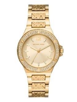 Women's Lennox Three-Hand Gold-Tone Stainless Steel Bracelet Watch, 37mm