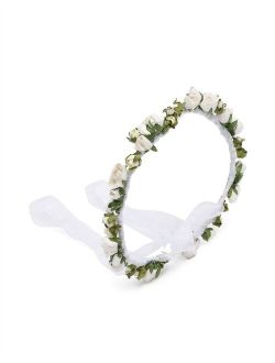 Il Gufo flowers pussy-bow headband