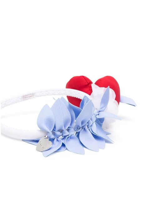 Monnalisa apple applique hairband