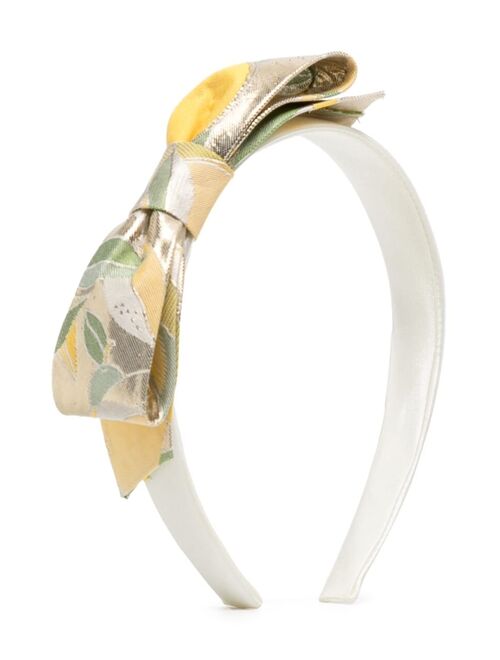 Hucklebones London side bow hair band