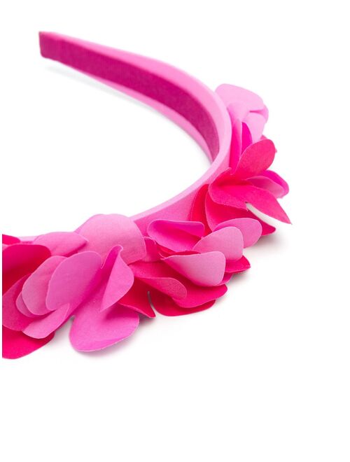 Il Gufo floral-applique slip-on headband