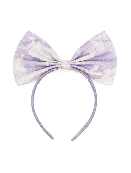 Hucklebones London giant bow head band