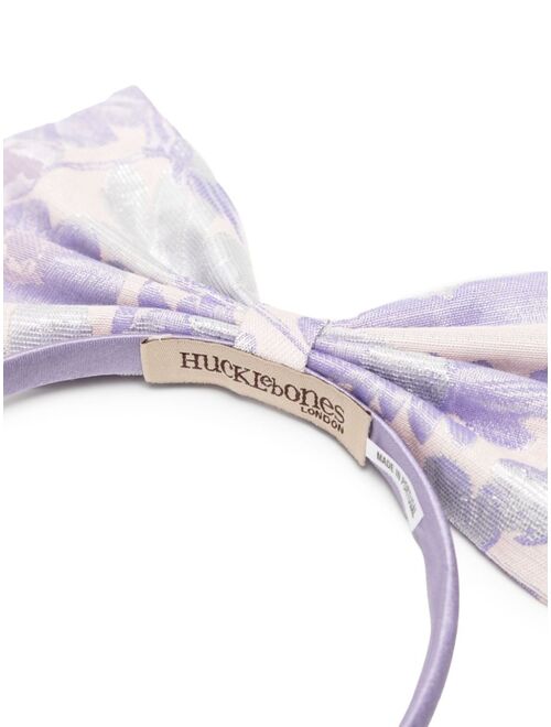 Hucklebones London giant bow head band