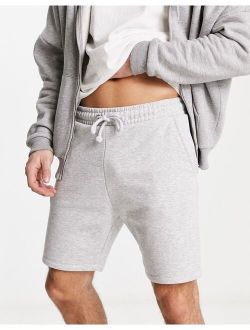 shorts in gray marl