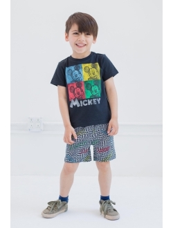 Mickey Mouse Lilo & Stitch T-Shirt and Shorts Outfit Set Toddler to Big Kid