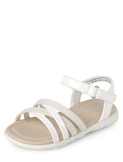 The Children's Place Unisex-Child and Toddler Girls Glitter Sandals