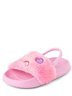 girls And Toddler Girls Slides With Backstrap