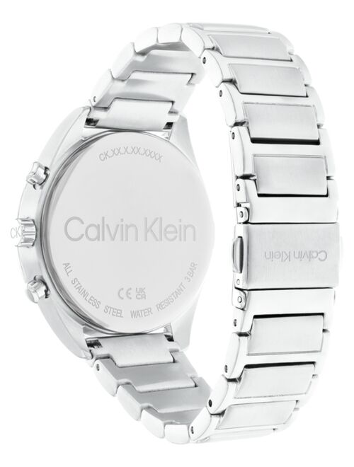 CALVIN KLEIN Women's Silver-Tone Stainless Steel Bracelet Watch 38mm