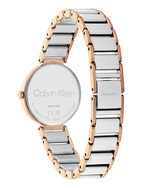 CALVIN KLEIN Two-Tone Stainless Steel Bracelet Watch 28mm