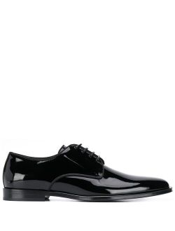 glossy Derby shoes