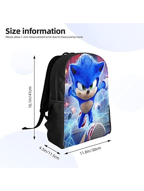Tiulggi Anime Cartoon Backpack Cute Bookbag Causal Travel Hiking Daypack Backpack Carry On School Bag for Boys Girls, 2