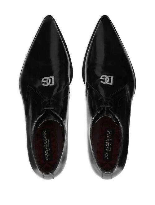 Dolce & Gabbana pointed-toe Derby shoes
