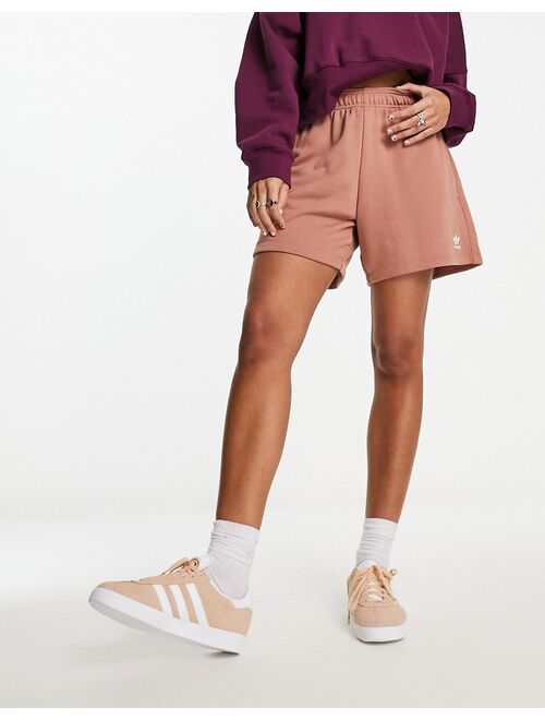 adidas Originals House Of Essentials shorts in brown